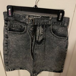 Dark Wash Mini Skirt